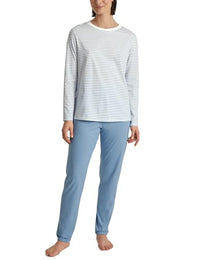 Thumbnail for CALIDA Cotton Stripes Pyjama, lang Damen, aus 100% Baumwolle im Sale