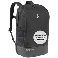 Thumbnail for ATOMIC TRAVEL PACK Rucksack - Schwarz - Rucksäcke mit herausnehmbaren Fächern - Laptoprucksack mit 17 Laptopfach - Extra Fach für Schuhe - Reiserucksack mit EVA-Rückenpanel