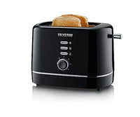 Thumbnail for SEVERIN automatic toaster, small toaster for 2 slices, high-quality black toaster for toasting, defrosting and warming, 850 W, black, AT 4321 on sale