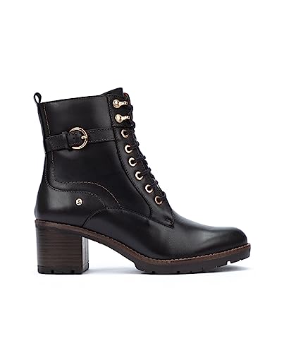 Pikolinos Stiefeletten mit Absatz in Leder LLANES für Frauen Farbe Negro im Sale