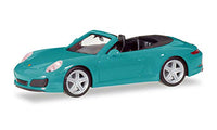 Thumbnail for herpa 028844-002 Porsche 911 Carrera 2 Cabrio, miamiblau in Miniatur zum Basteln Sammeln und als Geschenk im Sale