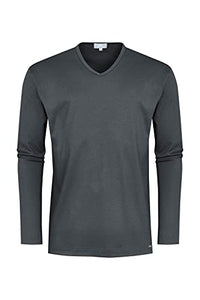 Thumbnail for Mey Nightwear Series Melton Men's Homewear Shirts Soft Grey L(52) on Sale