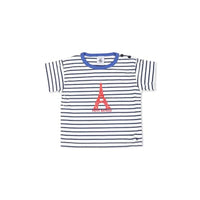 Thumbnail for Petit Bateau A0BZZ Kurzärmeliges T-Shirt Baby Jungen Marshmallow/Medieval 24 Monate im Sale