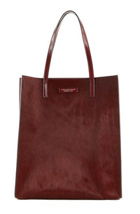 Thumbnail for The Bridge Mirra Wow Pony Shopper Chianti Bordeaux Abb. Oro im Sale