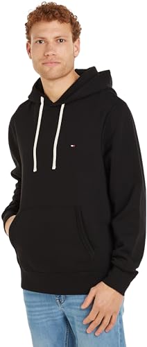 Tommy Hilfiger Essential Fleece Hoody Pullover-Kapuzenpulli Herren, Rot (Dark Magma), 3 im Sale