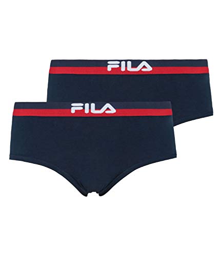 FILA, women's urban hipster, culottes, pack of 2, cotton stretch, navy, on sale