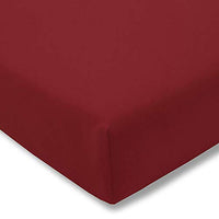 Thumbnail for ESTELLA fitted sheet, twisted jersey | Cherry | 100x200 cm | suitable for mattresses 90-120 cm (width) x 200-220 cm (length) | dryer-safe and non-iron | 100% cotton | 97% cotton, 3% elastane on sale
