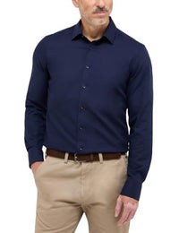 Thumbnail for ETERNA Men's Cotton Shirt Slim FIT 1/1 Navy 42_H_1/1 on Sale