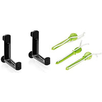 Thumbnail for Lechuza Balcony Box Holder, Black, High-quality plastic, For indoor and outdoor use, 19033 & Set of 3 watering sticks on sale