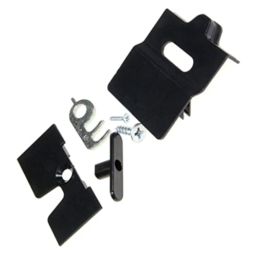 Dometic door lock for refrigerator curved black 241275787