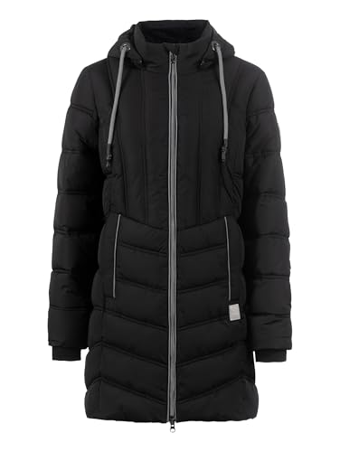 s'questo Parka Jacke, wattierte Steppjacke, besonderer Look, Matte Optik Black Soquesto Jacken Herbst/Winter 2024 im Sale