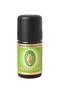 Thumbnail for PRIMAVERA Ätherisches Öl Vetiver Bourbon gereift 5ml - Aromaöl, Duftöl, Aromatherapie - erdend, entspannend, beruhigend - vegan
