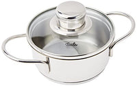 Thumbnail for Fissler Snack Pot / Mini Saucepan (Ø 12cm, 0.5 L) Stainless Steel Pot, Snack Pot, with Glass Lid, Suitable for Induction, Silver on Sale