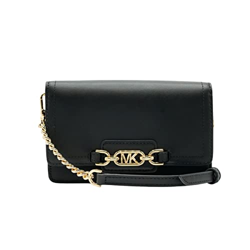 MICHAEL KORS Women Heather PHN CHN XBODY Bag, Zwart im Sale