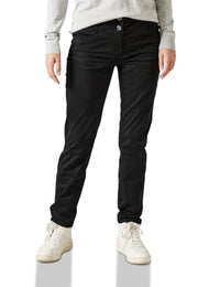 Thumbnail for CECIL Damen Hose im Casual Fit B378219, Deep Charcoal Grey, 31W / 28 im Sale