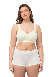 Thumbnail for Ulla Popken Damen Wellness BH, Cremeweiß, 95D im Sale