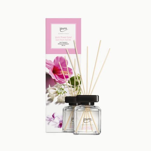 ipuro - refreshing ipuro flower bowl room fragrance - subtle room freshener with floral &amp; invigorating notes - stylish air freshener in the home for a puristic fragrance experience 200 ml on sale