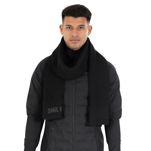 SMILODOX Schal Arctic, Unisex Schal Damen & Herren, Running Schal, Stylisch & Warm Halstuch, Tuch Extra Lang & Breit Winterschal, Halswärmer, Perfekt für Winter, Sport & Outdoor Kleidung im Sale