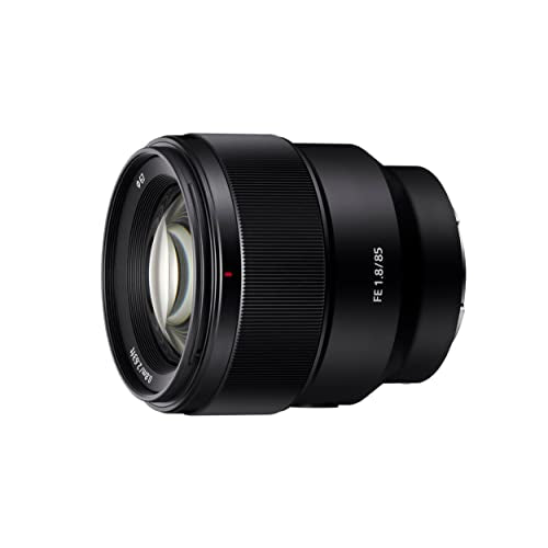 Sony SEL-85F18 Porträt Objektiv (Festbrennweite, 85 mm, F1.8, Vollformat, geeignet für A7, ZV-E10, A6000- und Nex-Serien, E-Mount) schwarz im Sale