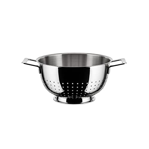 Alessi POTS & PANS Standsieb aus Edelstahl, Silber, 5.5 x 29.5 x 7 cm im Sale