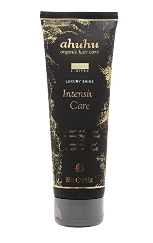 ahuhu organic hair care GOLD LIMITED LUXURY SHINE Care 250ml hair treatment on sale