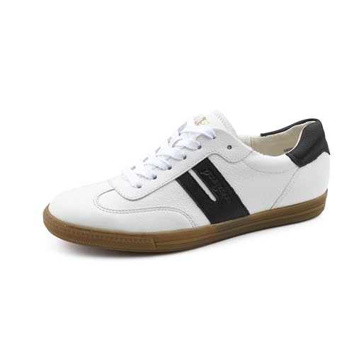 Paul Green Damen Sneaker, Frauen Low-Top Sneaker,straßenschuhe,Strassenschuhe,Sportschuhe,Freizeitschuhe,Turnschuhe,Weiß (White/Black),39 im Sale