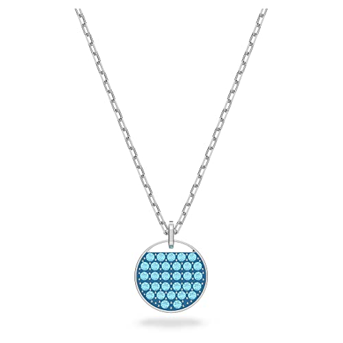 Swarovski Meteora Anhänger, Weiße, Rhodinierte Damenhalskette mit Strahlenden Kristallen im Sale