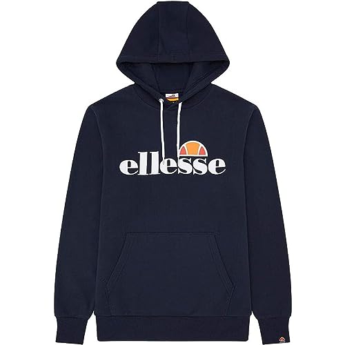 Ellesse Mens SL Gottero OH Hoody Sweatshirt, Navy, im Sale