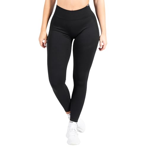 SMILODOX Leggings Damen Solid Scrunch, Sporthose Damen Blickdicht bauchweg, Push-Up Booty Leggings, High Waist Yogahose mit Sanduhr Silhouette Effekt für Fitness, Yoga & Workout im Sale