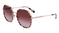 Thumbnail for Longchamp Unisex LO163S Sunglasses, 780 Rose Gold/Havana, One Size im Sale