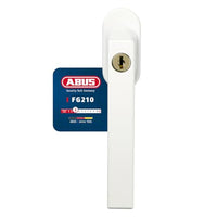 Thumbnail for ABUS Lockable Window Handle FG210 AB210 - Window knob with push cylinder, keyed alike - ABUS Security Level 3 - 59487 - White on Sale
