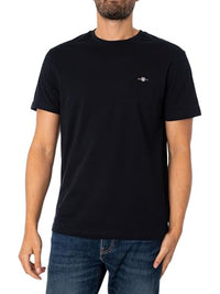 Thumbnail for Gant Herren Reg Shield T-Shirt T Shirt, Schwarz, 3XL EU im Sale