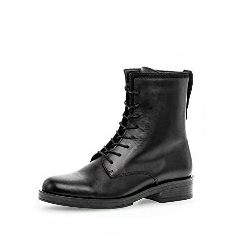 Gabor Damen Schnürstiefeletten, Frauen Stiefeletten,Best Fitting,Boots,Stiefel,Bootee,Booties,halbstiefel,Kurzstiefel,schwarz,39 im Sale