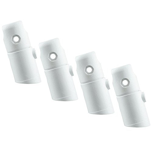 Schulte Halterungen schräg Heizkörper München rund, alpin-weiß, 22 mm Rohrdurchmesser, Befestigung Wand-halterung Befestigungs-Set Badheizkörper Designheizkörper im Sale