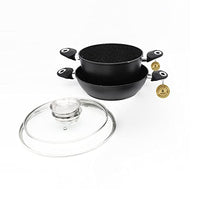 Thumbnail for Laguiole - 4-piece set with Black Ston® non-stick coating, induction