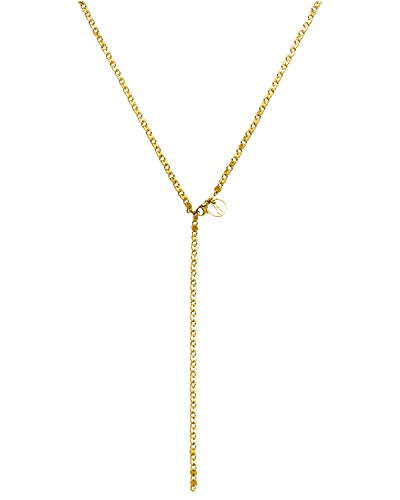 Purelei Pure Kette Damen (Gold) – Halskette Damen aus langlebigem Edelstahl – Wasserfeste Kette – max. 60 cm Länge verstellbar – Halskette für deinen individuellen Look im Sale