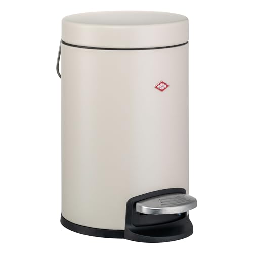 Wesco cosmetic bin 113 powder-coated steel in the color sand with a volume of 3 liters - with footrest on sale