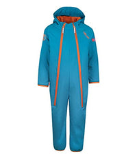 Thumbnail for Trollkids Children's Nordkapp Softshell Overall One-Piece, Dark Blue/Cinnamon, on Sale