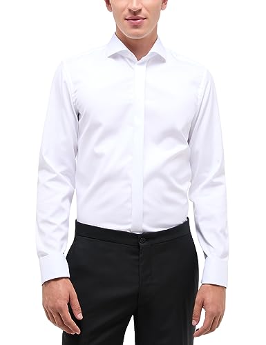 ETERNA Men's Cover Shirt Slim FIT 1/1 white 40_H_1/1 on sale