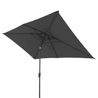 Thumbnail for Doppler Parasol Jack 300x200cm in Light Grey - Rectangular Parasol for Balcony & Terrace - Foldable Parasol - Large Balcony Parasol - Crank Parasol - Tiltable Garden Parasol on Sale