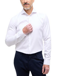 Thumbnail for ETERNA Super Slim Cover Hemd Langarm Haifischkragen weiß im Sale