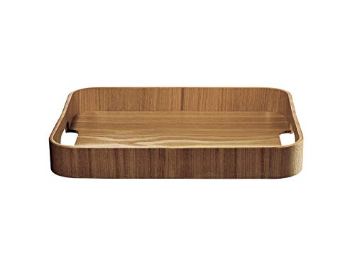 ASA Wood Rechteckiges Tablett mit Rand aus Weidenholz in der Farbe Natur, Maße: 35cm x 27cm x 4,5cm, 53698970 im Sale