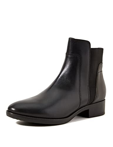 Geox Damen D Felicity Stiefeletten, Schwarz, EU im Sale