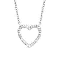 Thumbnail for s.Oliver Kette mit Anhänger 925 Sterling Silber Damen Halsschmuck, mit Zirkonia synth., 40+5 cm, Silber, Herz, Kommt in Schmuck Geschenk Box, 2017258 im Sale