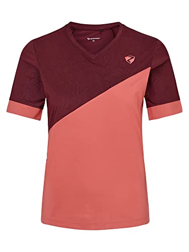 Ziener Damen NAHALA Funktions-Shirt - Fahrrad|Outdoor|Fitness|Sport - atmungsaktiv,schnelltrocknend,kurzarm, pink dust, 36 im Sale