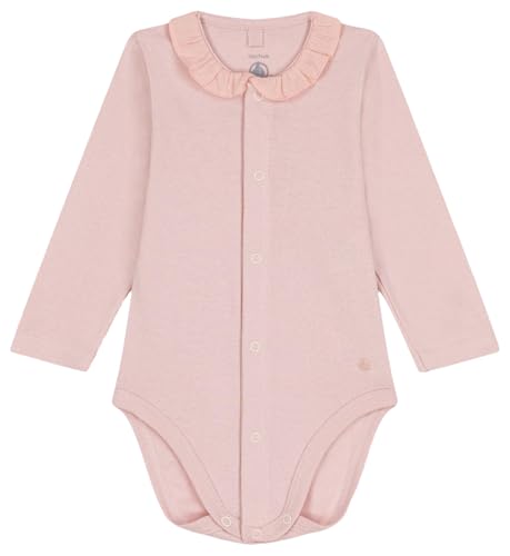 Petit Bateau A0B71 Kurzarm-Body Mit Kragen Baby Mädchen Saline 3 Monate im Sale