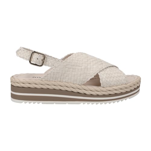 Pons quintana Sandalette 9783.T00, gelocht/geflochten, Beige, Damen im Sale