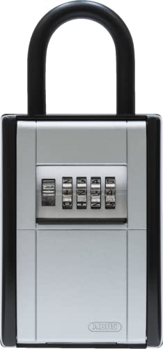 ABUS KeyGarage 797 - Key box with bracket for fastening - for keys or small valuables - Black-Silver
