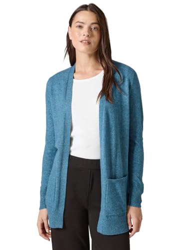 CECIL Damen B253791 Langer Cardigan, Fir Green Melange,  EU im Sale