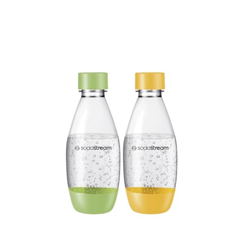 SodaStream Kunststofflasche |0,5L |BPA-frei|grün & gelb |2er-Pack im Sale